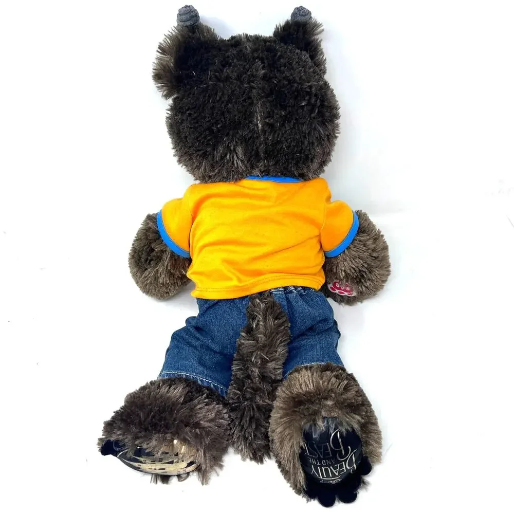 Build A Bear‎ Disney Beauty & the Beast Plush Monster with Outfit BABW 2017